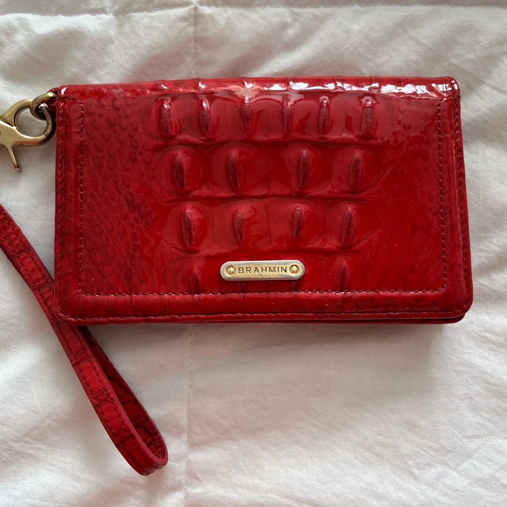 BRAHMIN RED WALLET NWOT
